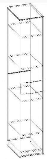Шкаф для белья 12 "Амели" - Схема