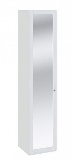 Шкаф для белья с 1-ой дверью с зеркалом "Ривьера" СМ-241.07.001 Цвет: Белый