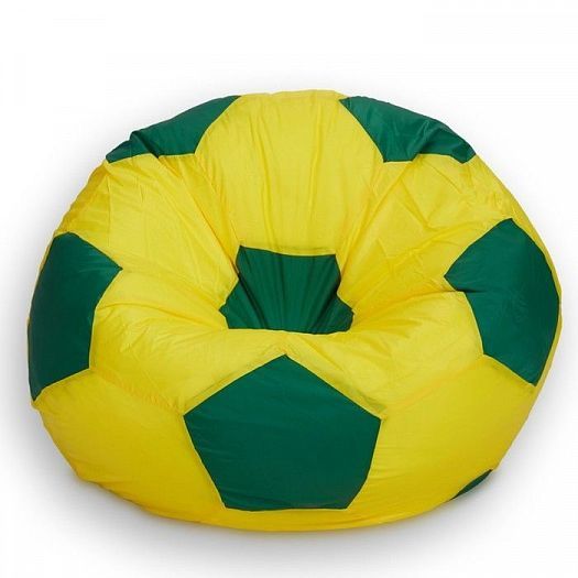 Кресло-мешок "Мяч 70" - Цвет: Оксфорд Желтый/Зеленый