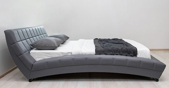 Кровать "Оливия" (160) - Цвет: Марика 485 (Серый)