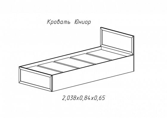 Кровать "Юниор" - Кровать "Юниор", схема