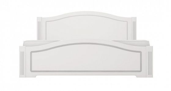 Кровать двойная на 1600 мм с подъемным механизмом "Виктория" №5 Цвет: Белый глянец